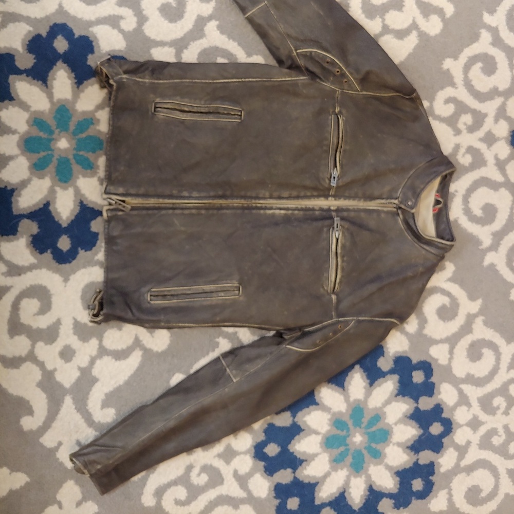 Guess Leather Motorcycle Jacket
